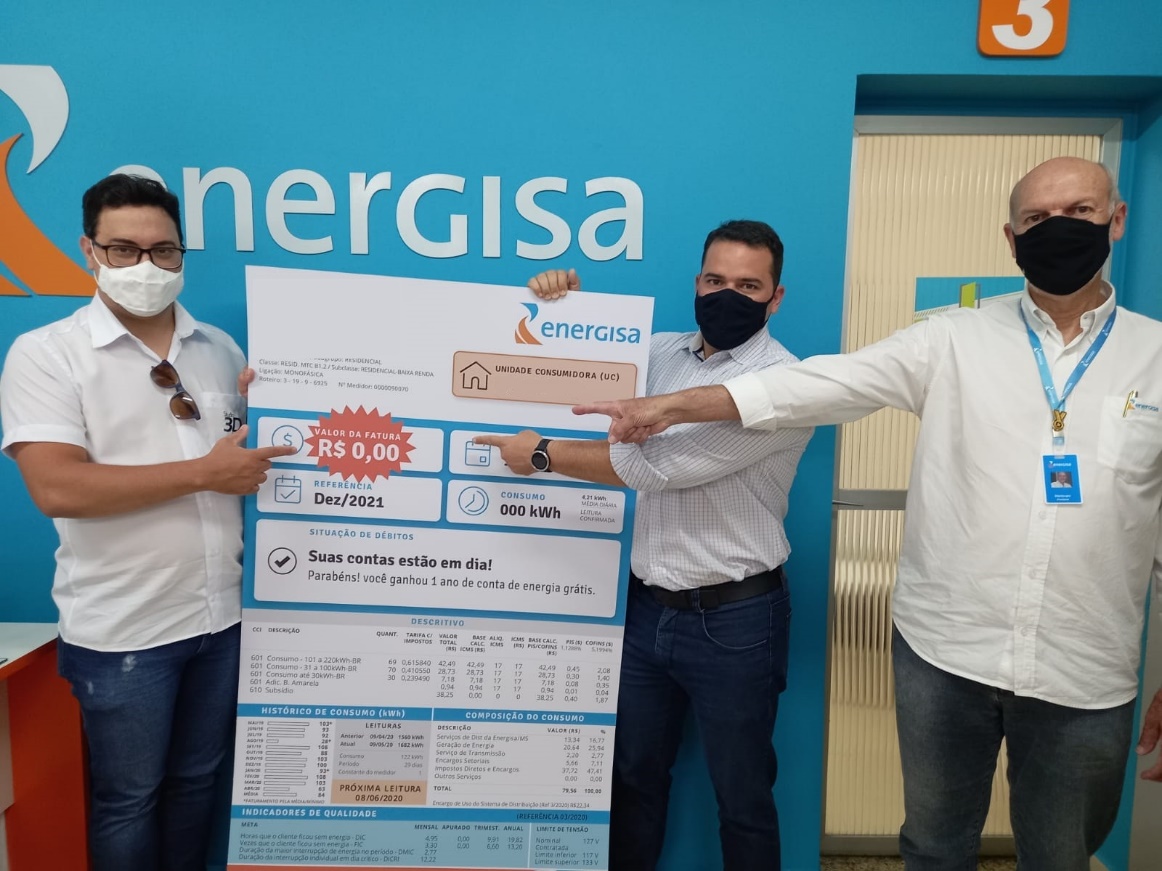 Concorra a 1 Ano de Conta grátis com a Energisa