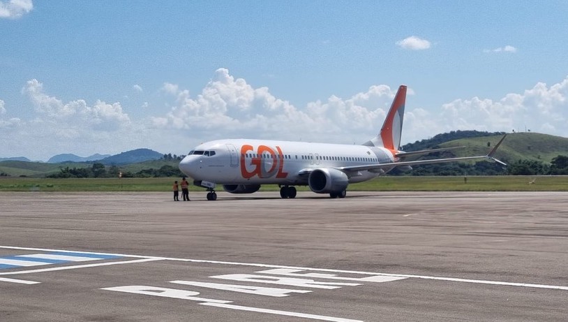 Gol começa a operar com aviões Boeing no Aeroporto da Zona da Mata