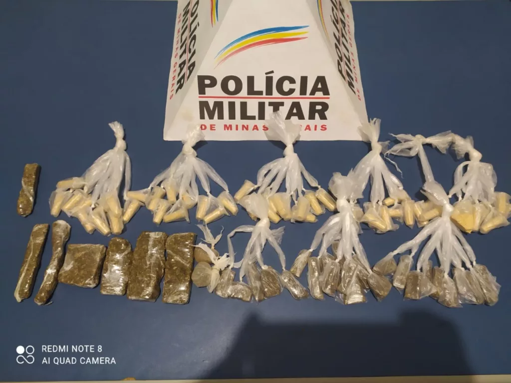 PM prende suspeitos e apreende drogas em Além Paraíba