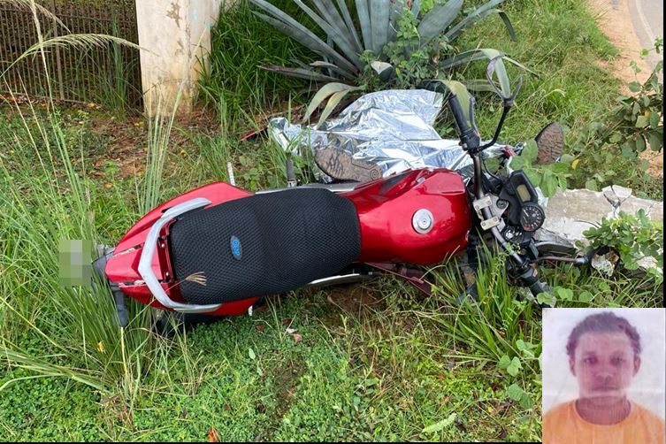 Motociclista bate em poste e morre na estrada entre Miraí e Muriaé