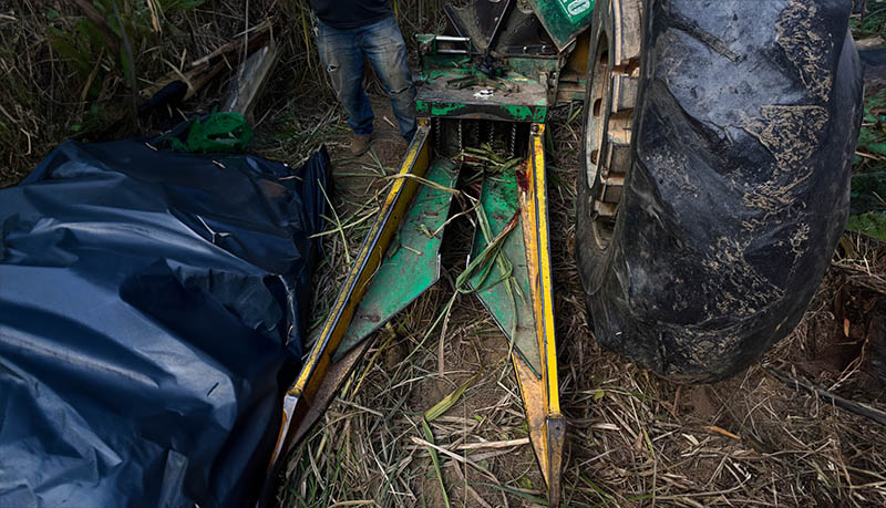 Homem morre em acidente com máquina agrícola em Goianá