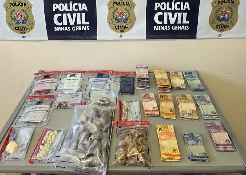 PCMG prende três homens suspeitos de tráfico de drogas em Cataguases