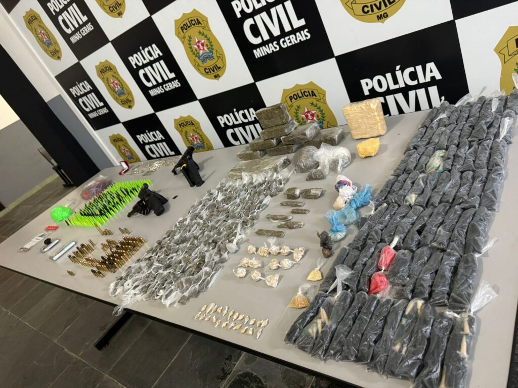 PCMG desmantela redes de tráfico e homicídio em Rodeiro
