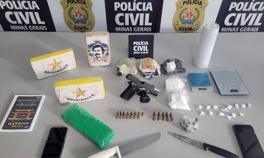 Polícia Civil prende suspeito de homicídio e tráfico de drogas em Ubá