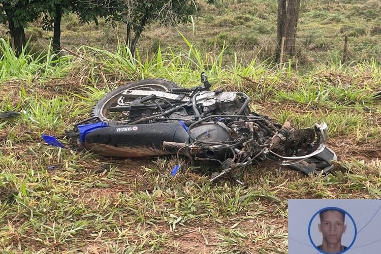 Colisão entre carro e moto deixa um morto na BR-116, em Muriaé