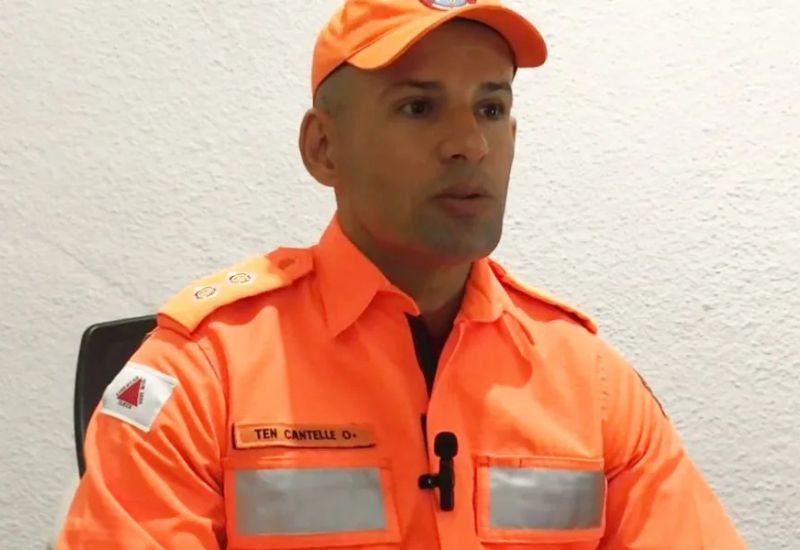 Comandante do Corpo de Bombeiros, tenente Cantelle é promovido a capitão