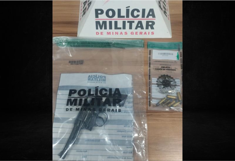 Rapaz é preso por porte ilegal de arma de fogo