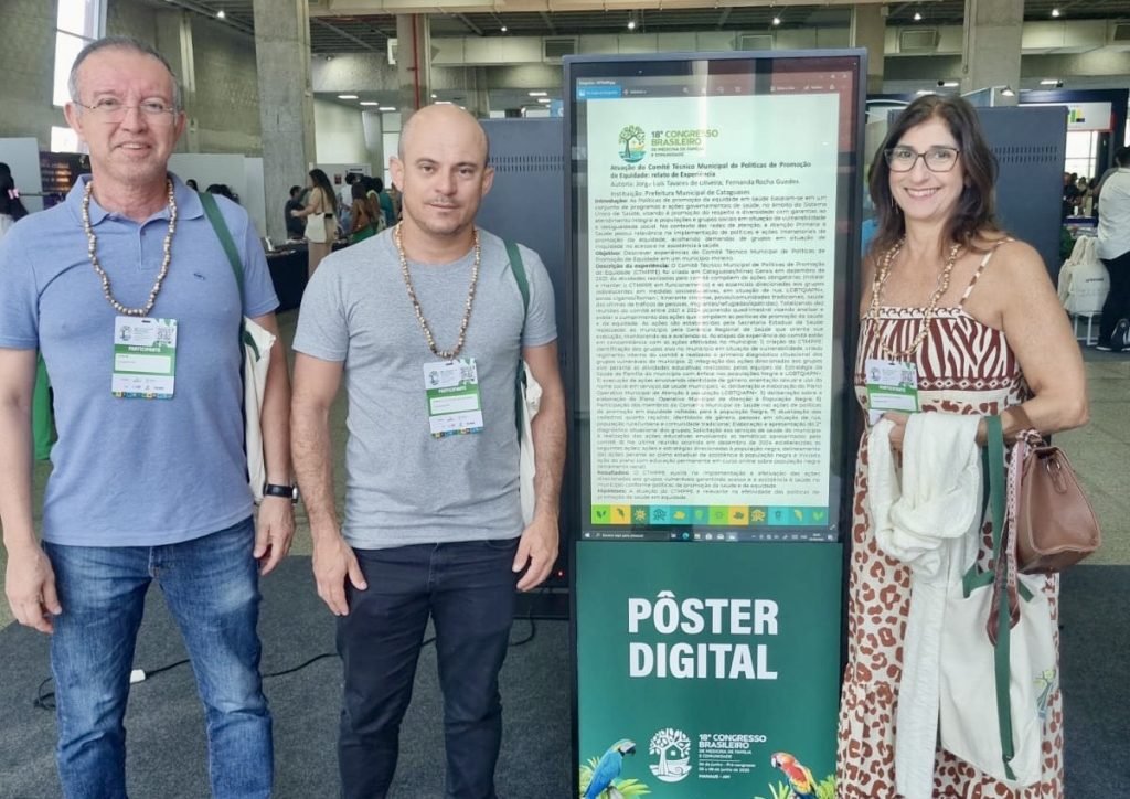Profissionais da Saúde de Cataguases apresentam trabalhos em Manaus