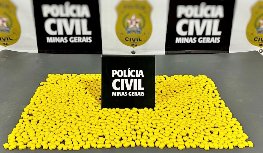 PCMG apreende mil comprimidos de droga sintética em Rio Pomba