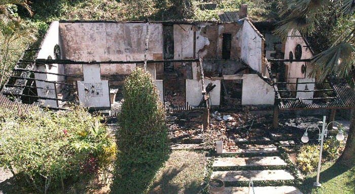 Incêndio destrói parte de