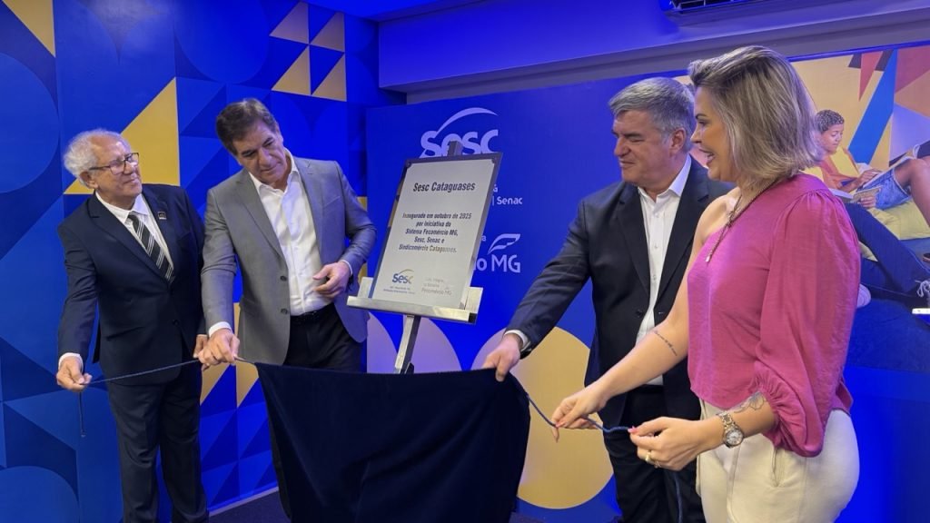 Presidente da Fecomércio MG inaugura unidade do SESC em Cataguases