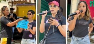 Ato contra o feminicídio