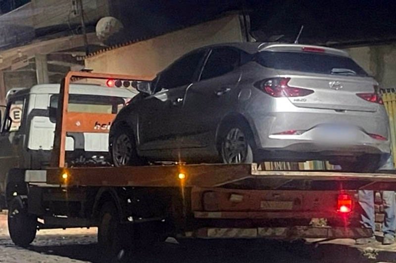 Ladrão é preso após roubar carro de motorista de aplicativo