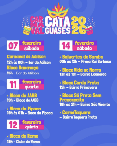 Carnaval de Cataguases prioriza