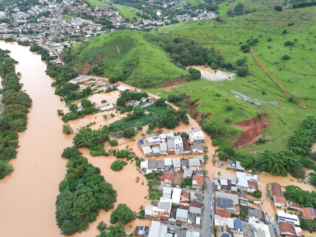 Cataguases tem 56 desabrigados e mais de 500 desalojados