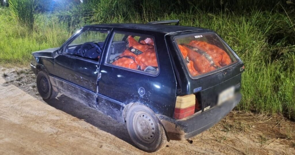Polícia Militar apreende veículo com carga saqueada em Leopoldina