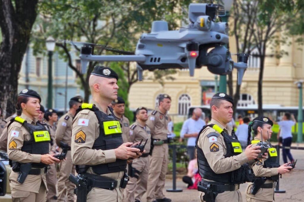 Polícia Militar de Minas Gerais lança pelotão de drones