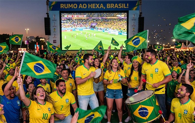 Rumo ao Hexa, seleção brasileira estréia sábado na Copa do Mundo