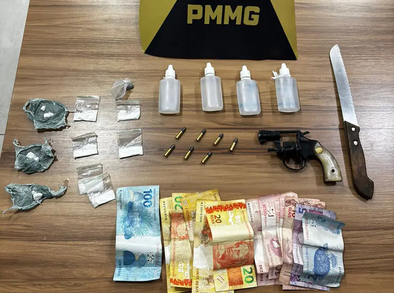 Adolescente é apreendido com arma e drogas após perseguição