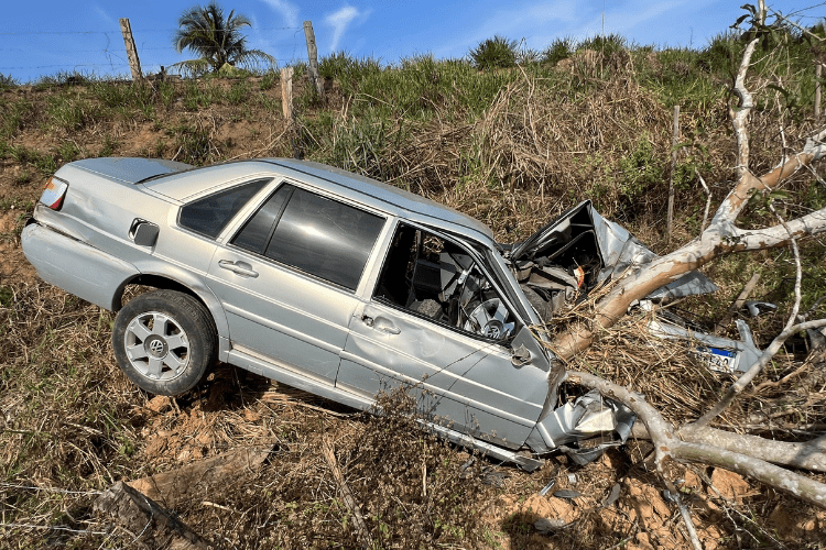 Homem fica ferido em acidente na estrada Miraí-Muriaé