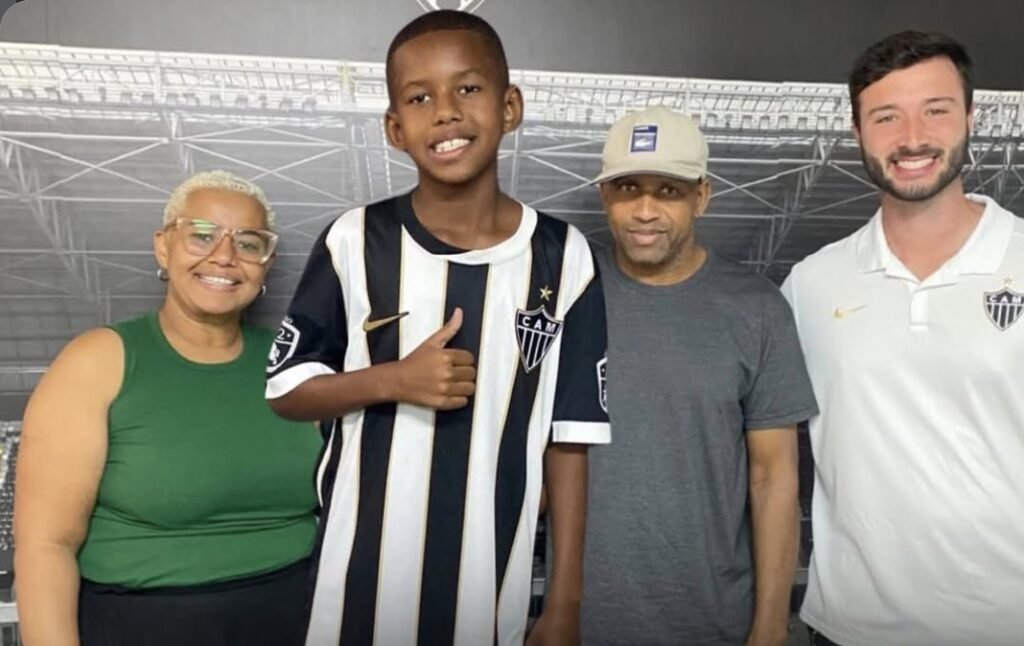 Garoto de Miraí vai jogar na categoria Sub-10 do Atlético Mineiro
