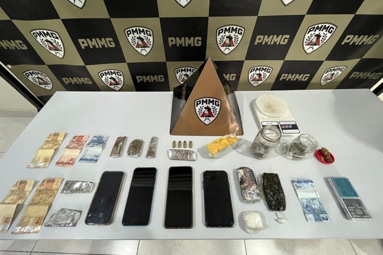 PM prende três homens que levavam drogas aos clientes, em Muriaé