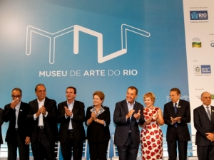  A presidenta Dilma Rousseff participou hoje (1) à