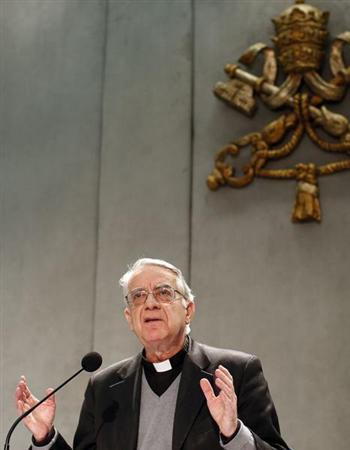 Porta-voz do Vaticano, Padre Federico Lombardi, fa