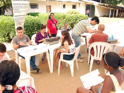 A equipe de profissionais da Secretaria fez muitos