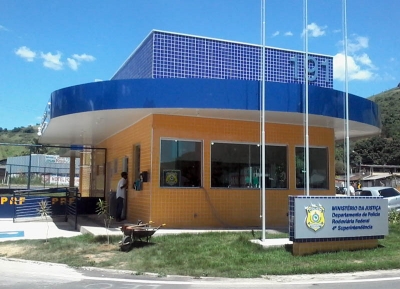 Posto da Pol&iacute;cia Rodovi&aacute;ria Federal em Leopoldina