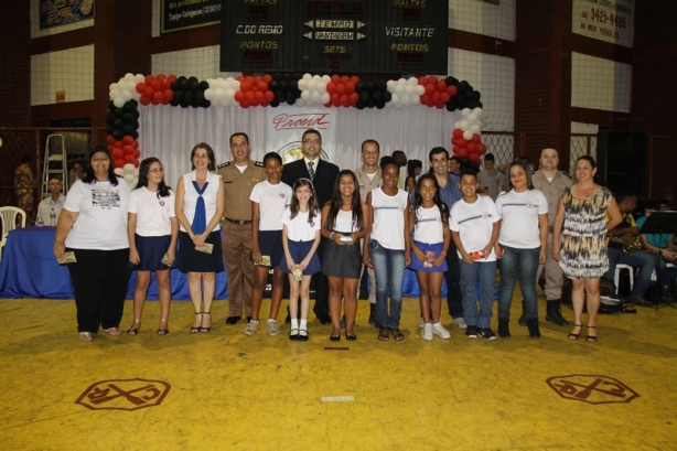 O clima era de festa na formatura do PROERD em Cataguases