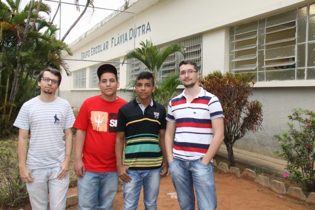 Os rapazes organizadores do evento est&atilde;o animados e esperam reunir um bom p&uacute;blico na escola no pr&oacute;ximo domingo