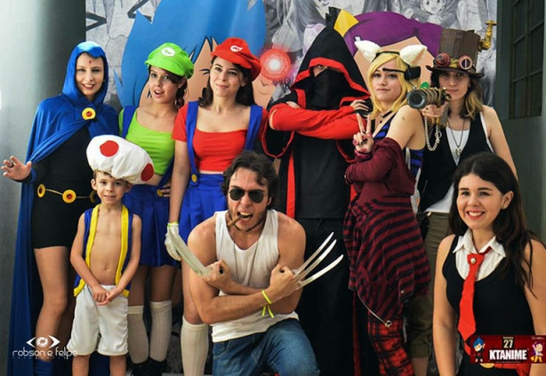 V&aacute;rias pessoas n&atilde;o se intimidaram o cosplay foi uma das caracter&iacute;sticas marcantes do evento