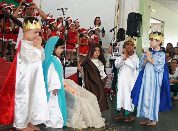 Al&eacute;m de encantar o p&uacute;blico presente, a Cantata deixou uma mensagem crist&atilde; sobre o sentido do Natal