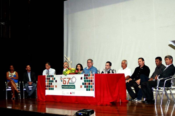 A solenidade festiva aconteceu no Centro Cultural Humberto Mauro