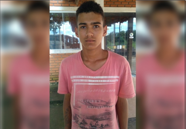 O adolescente Vítor Hugo foi apreendido pela Polícia Militar Mato Grosso quando tentava entrar na Bolívia