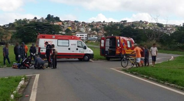 A v&iacute;tima fraturou o f&ecirc;mur e foi levada para o Pronto-Socorro de Leopoldina