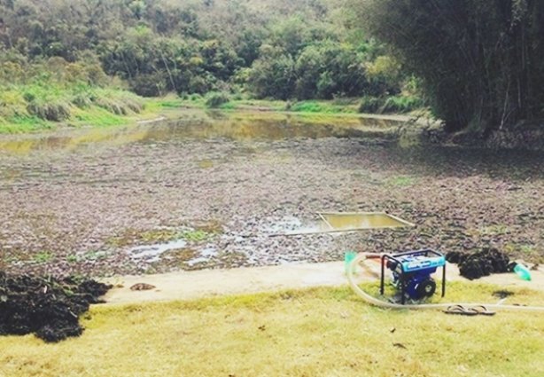 Manancial está com a vazão insuficiente para abastecer a Estação de Tratamento de Agua de Recreio