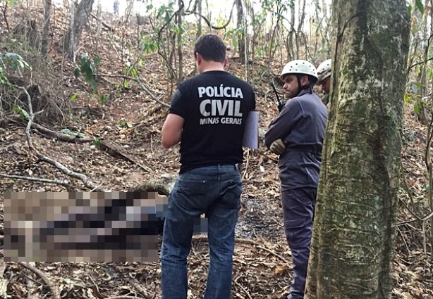 O corpo foi encontrado parcialmente carbonizado na Serra do Belvedere