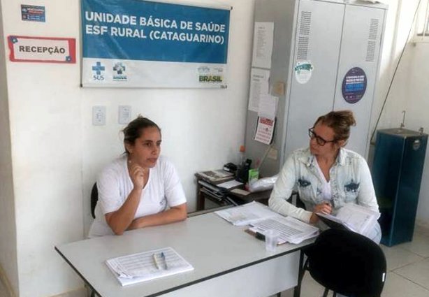 A vereadora Maria Ângela esteve em todos os postos de saúde do município fazendo um levantamento sobre a situação de cada um deles