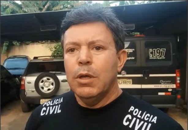 Delegado Regional de Ubá, Gutemberg de Souza Filho (Reprodução: Web TV Minas)