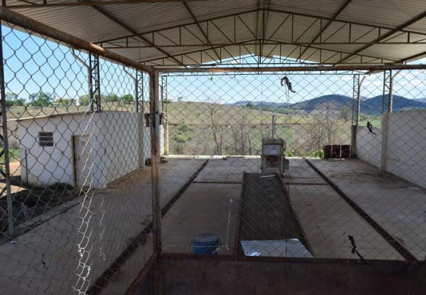 Galpão da Usina de Reciclagem que fica em um distrito de Recreio. Unidade está prestes a retornar à ativa.