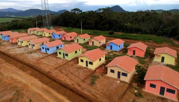 O conjunto habitacional est&aacute; pronto para receber seus novos moradores