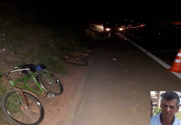 A bicicleta avariada foi liberada à família da vítima após ser periciada