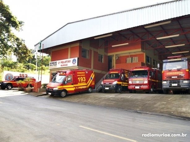 Sede da Unidade de Corpo de Bombeiros Militar de Minas Gerais em Muria&eacute;